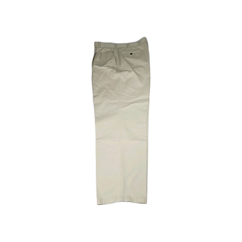 Nordstrom Pants Mens 38x31 Khaki Flat Front Pleated Smartcare Casual Dress Work
